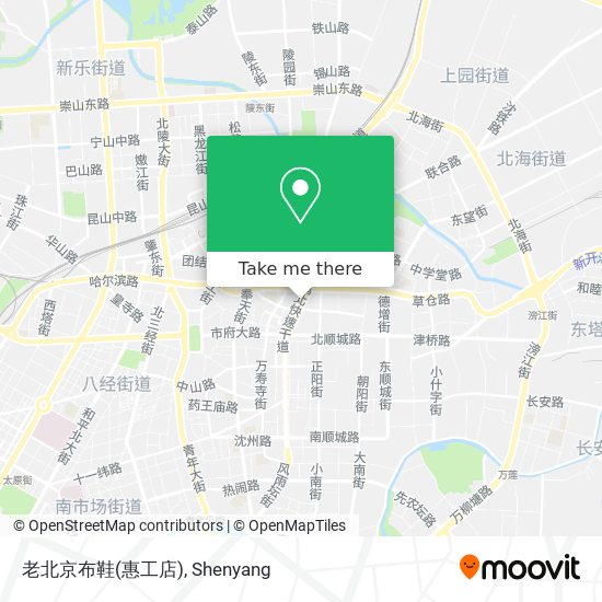 老北京布鞋(惠工店) map