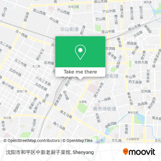 沈阳市和平区中新老厨子菜馆 map