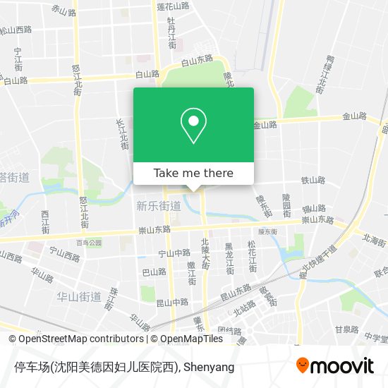 停车场(沈阳美德因妇儿医院西) map