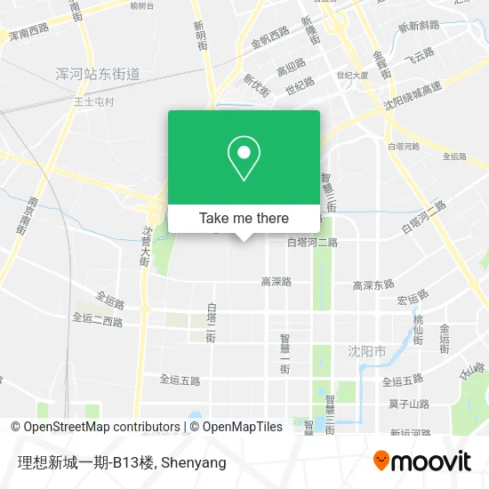 理想新城一期-B13楼 map