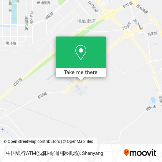 中国银行ATM(沈阳桃仙国际机场) map