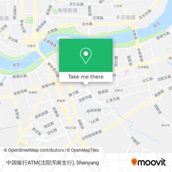 中国银行ATM(沈阳浑南支行) map