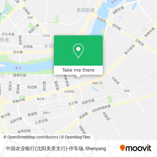 中国农业银行(沈阳美景支行)-停车场 map
