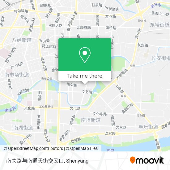 南关路与南通天街交叉口 map