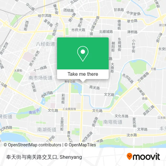 奉天街与南关路交叉口 map