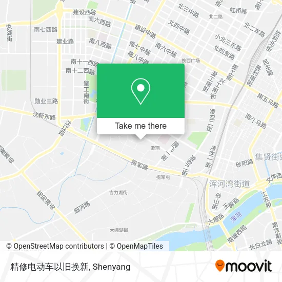 精修电动车以旧换新 map