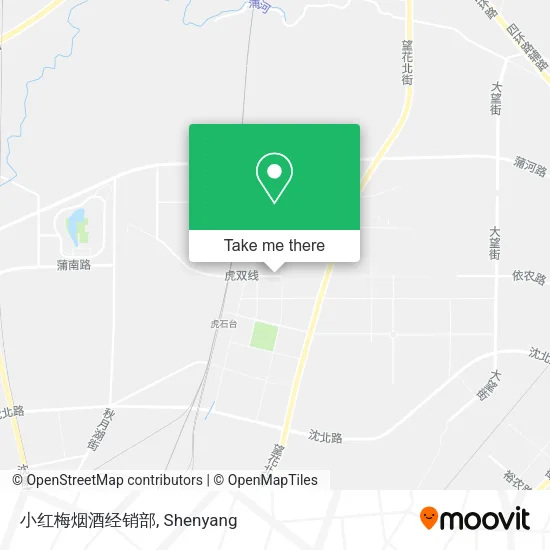 小红梅烟酒经销部 map