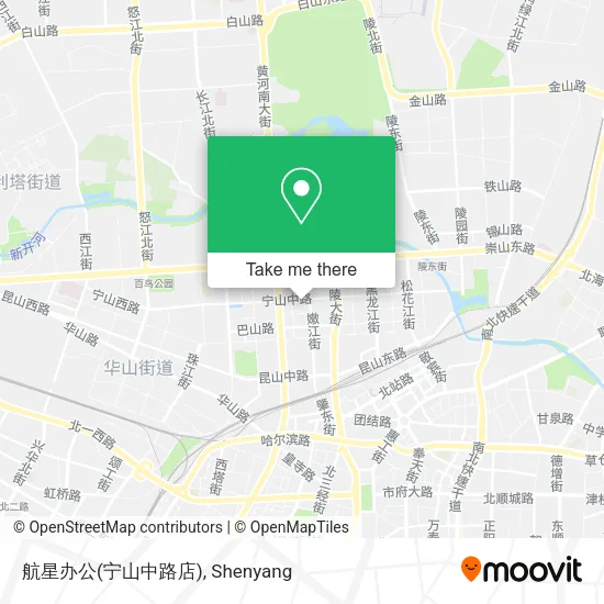 航星办公(宁山中路店) map