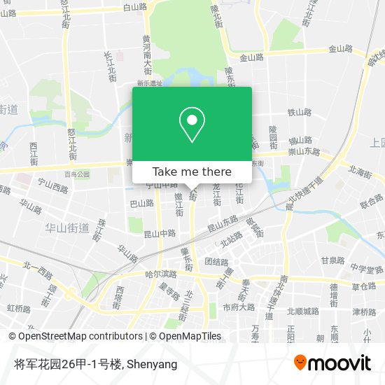 将军花园26甲-1号楼 map