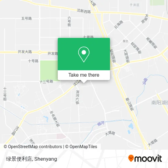 绿景便利店 map