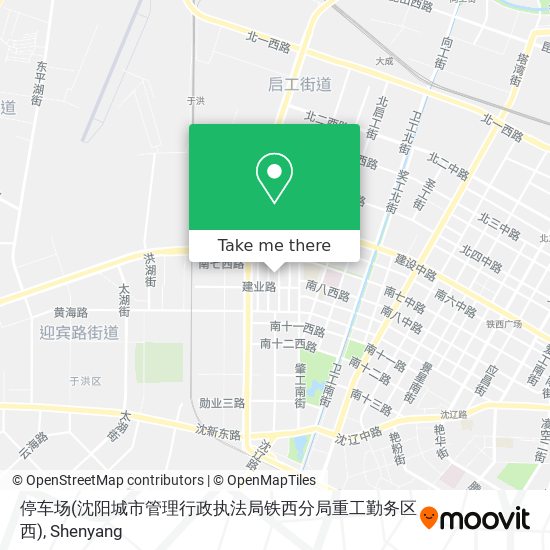 停车场(沈阳城市管理行政执法局铁西分局重工勤务区西) map