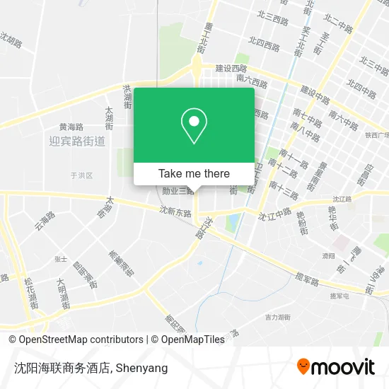 沈阳海联商务酒店 map