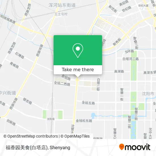 福香园美食(白塔店) map