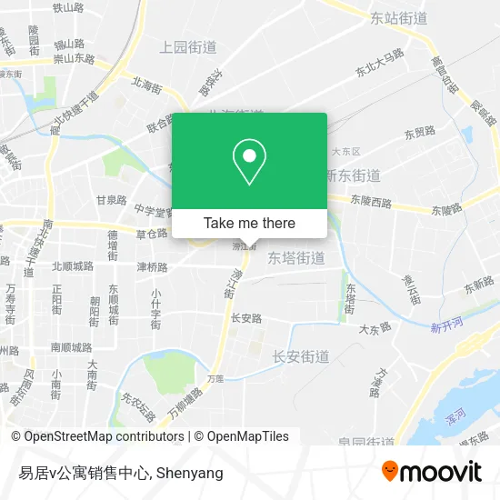 易居v公寓销售中心 map