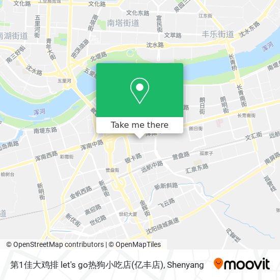 第1佳大鸡排 let's go热狗小吃店(亿丰店) map