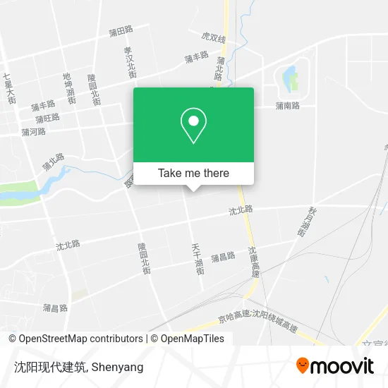 沈阳现代建筑 map
