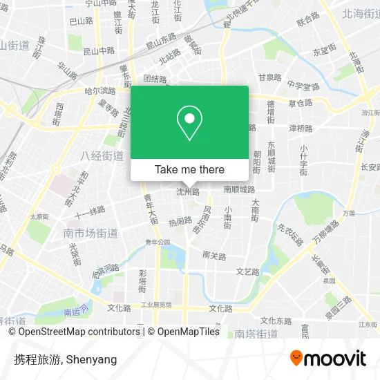 携程旅游 map