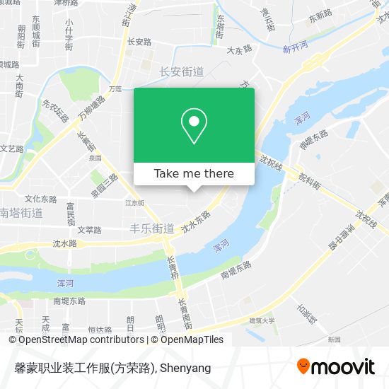 馨蒙职业装工作服(方荣路) map