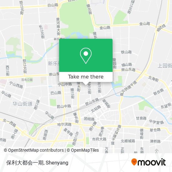 保利大都会一期 map