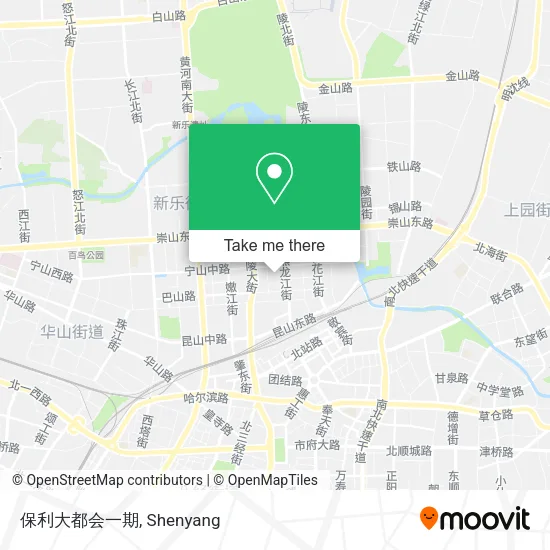 保利大都会一期 map