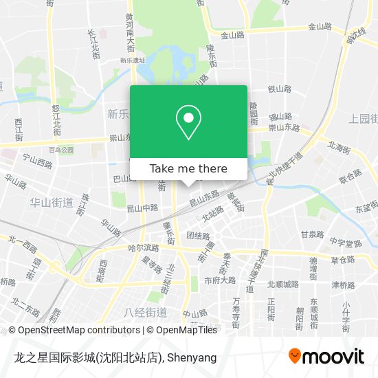 龙之星国际影城(沈阳北站店) map