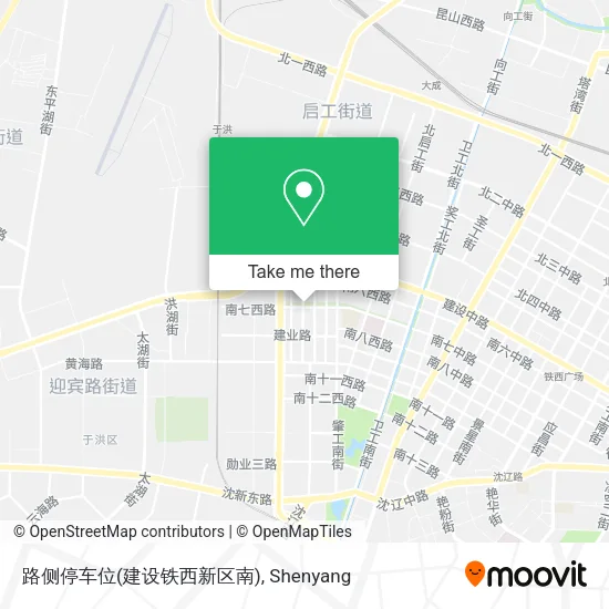 路侧停车位(建设铁西新区南) map