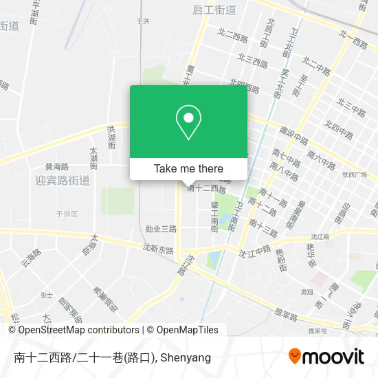 南十二西路/二十一巷(路口) map