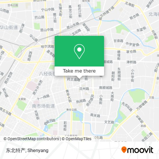 东北特产 map