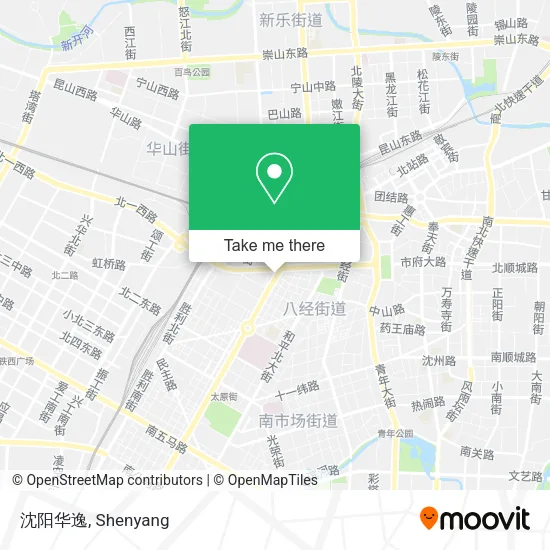 沈阳华逸 map