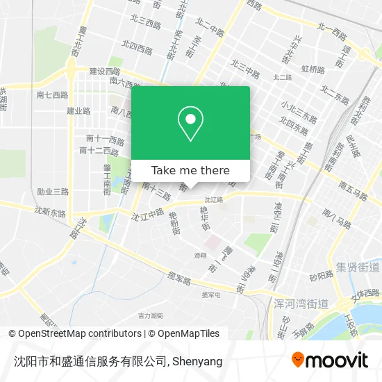 沈阳市和盛通信服务有限公司 map