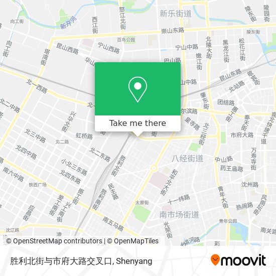 胜利北街与市府大路交叉口 map