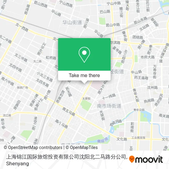 上海锦江国际旅馆投资有限公司沈阳北二马路分公司 map