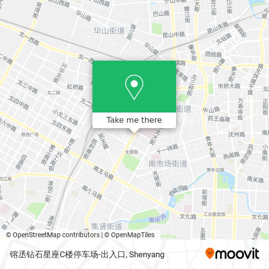 镕丞钻石星座C楼停车场-出入口 map