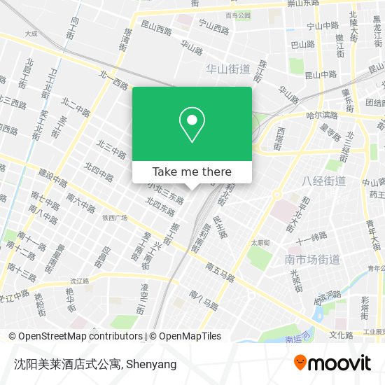 沈阳美莱酒店式公寓 map