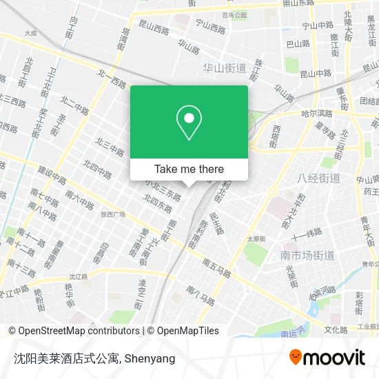 沈阳美莱酒店式公寓 map