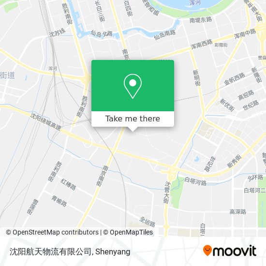 沈阳航天物流有限公司 map