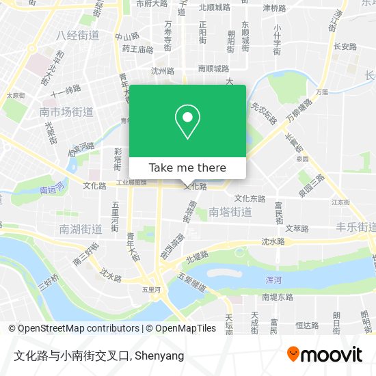 文化路与小南街交叉口 map