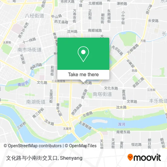 文化路与小南街交叉口 map