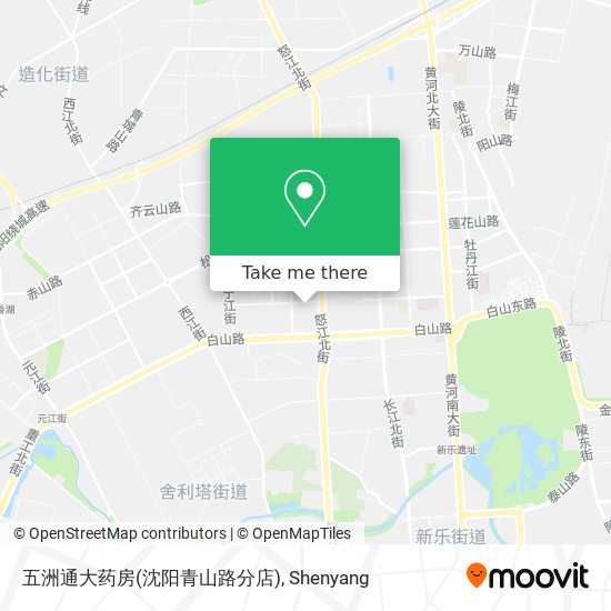 五洲通大药房(沈阳青山路分店) map