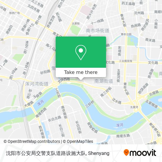 沈阳市公安局交警支队道路设施大队 map