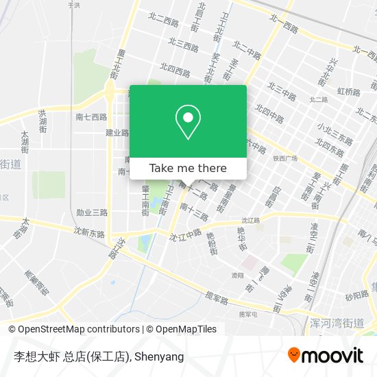 李想大虾  总店(保工店) map
