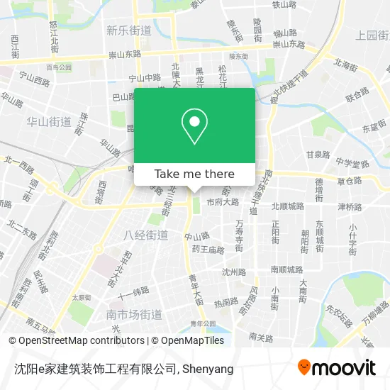 沈阳e家建筑装饰工程有限公司 map