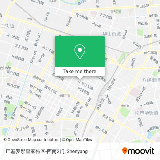 巴塞罗那皇家特区-西南2门 map