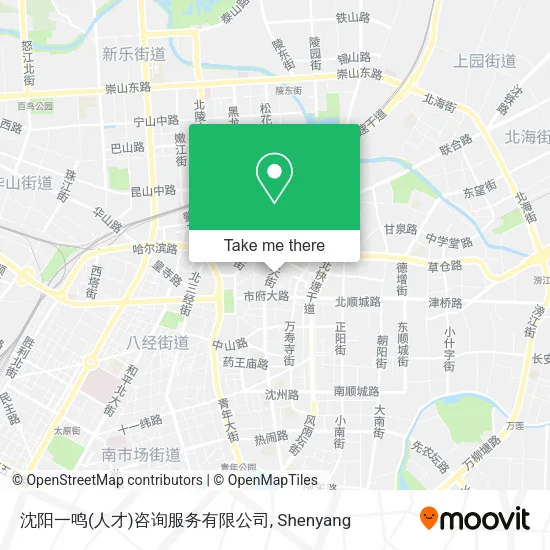 沈阳一鸣(人才)咨询服务有限公司 map