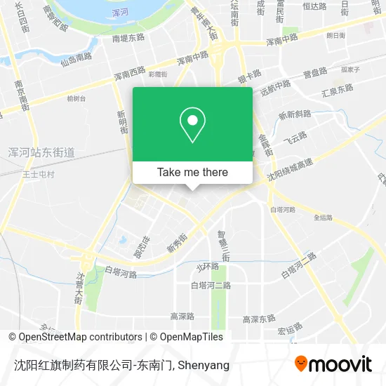 沈阳红旗制药有限公司-东南门 map