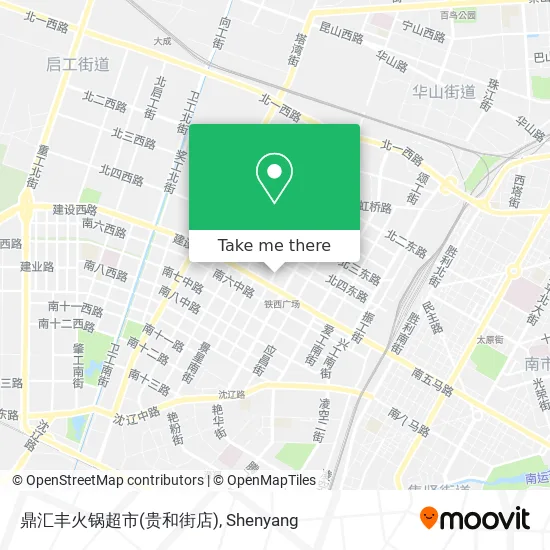 鼎汇丰火锅超市(贵和街店) map
