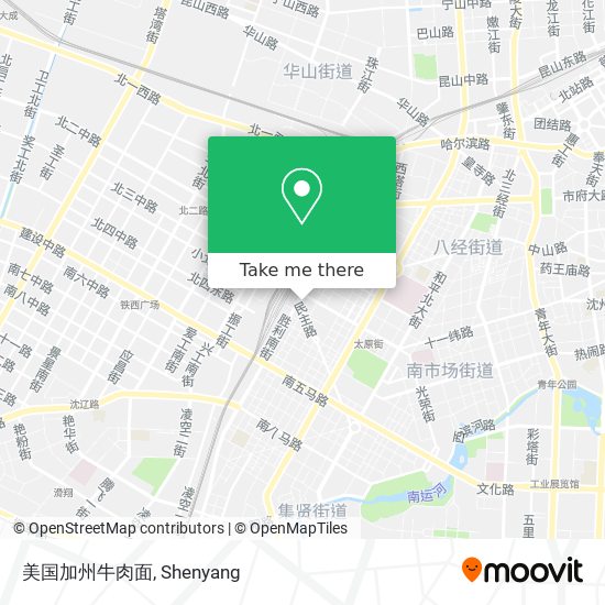 美国加州牛肉面 map
