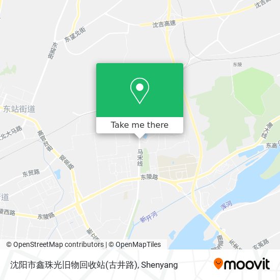 沈阳市鑫珠光旧物回收站(古井路) map