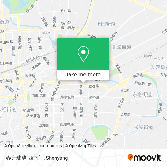 春升玻璃-西南门 map