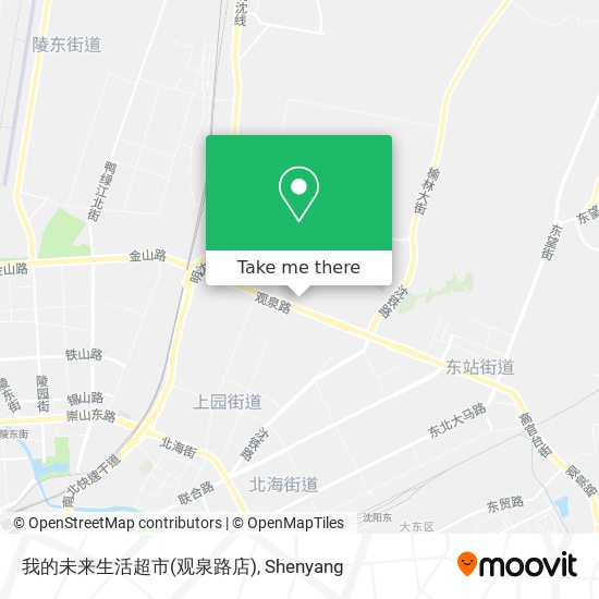我的未来生活超市(观泉路店) map